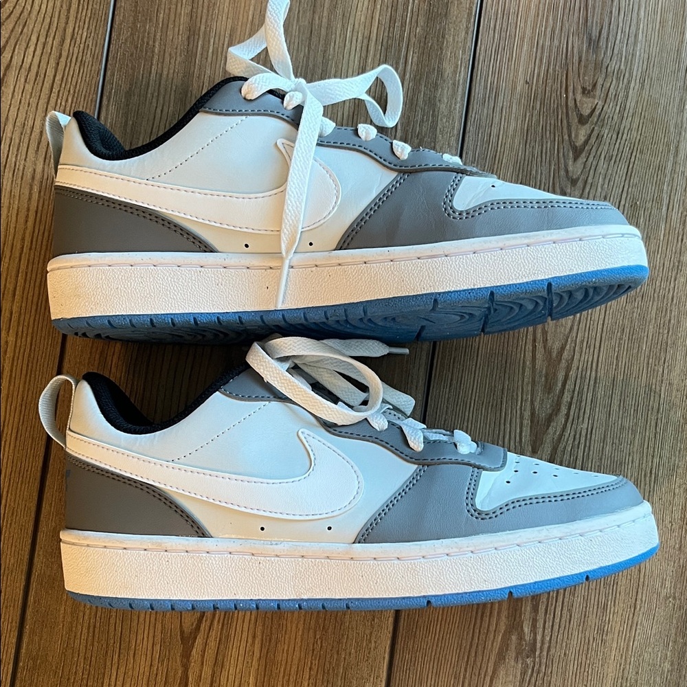 Kids' Court Borough Recraft Low Top Sneaker - Big Kid in White, Gray and Blue